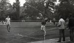 Manchester Central Sports Day<br>Ian Gregory and Harry ??? (watching), Harry Bannister (throwing)